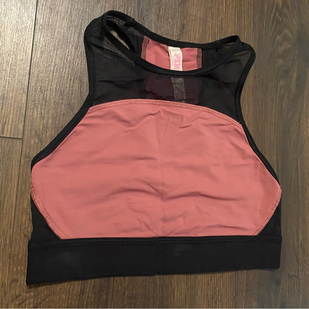 Women’s Pink Victoria Secret Haut Court Sports Bra XS - Picture 3 of 10